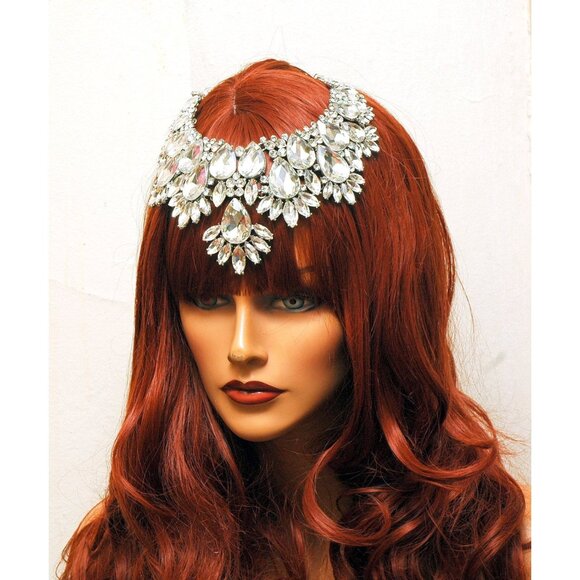 Statement Bridal Crystal Jewelry Headpiece main image 4